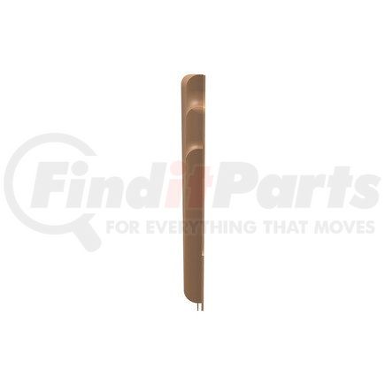 Freightliner A18-39797-404 Sleeper Side Panel Trim - Beltline, without Upper bunk, with Cabinet, Tumbleweed, Open Cell Polyurethane, Fiber Board, Left Hand