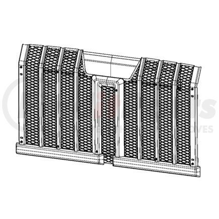 FREIGHTLINER A17-21900-001 - grille - material | grille - radiator, mounted, ffe