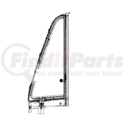 Freightliner A18-36165-001 Vent Window Assembly - Door, Right Hand