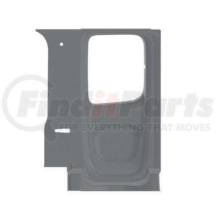 Freightliner A18-54053-003 Sleeper Side Panel Trim - Upholstery, Side Panel, with Pop Out Window, Opal Gray, ABS, Right Hand
