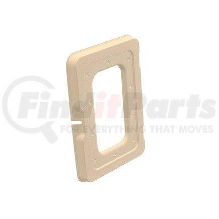 Freightliner A18-58833-001 Sleeper Side Panel Trim - Trim, Door, Sleeper Access, Vent, Parchment, Thermoplastic Olefin