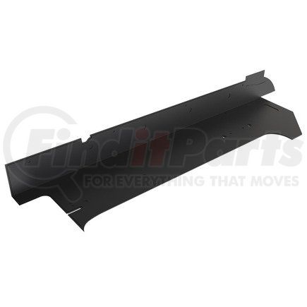 Freightliner A18-52894-401 Interior Side Body Trim Panel - Right Side, Fiber Board, Slate Gray