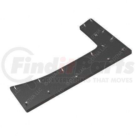 Freightliner A18-62218-010 Door Panel Insert - Left Side, Fiber Board and Vinyl, Graphite Black, 748.3 mm x 459.1 mm