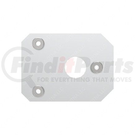 Freightliner A18-68237-000 Antenna Base - Aluminum, 80 mm x 108.4 mm, 2.54 mm THK