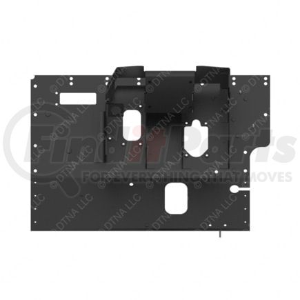 Freightliner A18-67636-000 Floor Pan - Steel, Black, 31.22 in. x 24.25 in., 0.12 in. THK