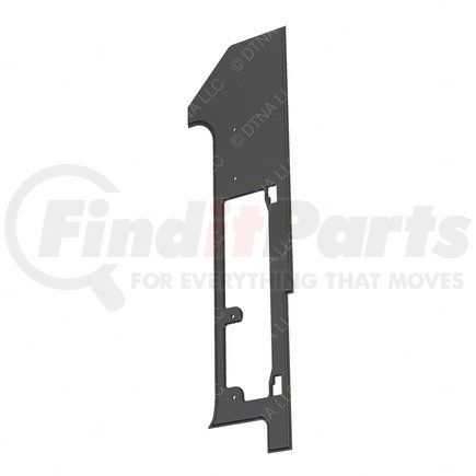 Freightliner A18-66080-001 Sleeper Side Panel Trim - Upholstery, Side, Front, Slate Gray, Glass Fiber Reinforced With Polyurethane, Left Hand