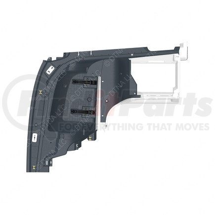 FREIGHTLINER A18-68779-019 - overhead console - right side, thermoplastic olefin, 1286.9 mm x 1053.15 mm | overhead storage - side, 48, right hand, air horn