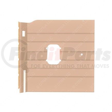 Freightliner A18-69091-006 Sleeper Side Panel Trim - Upholstery, Sidewall, Vent, Lounge, Brown, Reinforced Glass Fiber, Left Hand