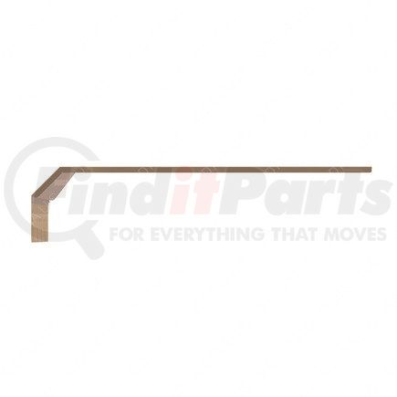 Freightliner A18-69091-102 Sleeper Side Panel Trim - Upholstery, Sidewall, Window, Brown, Reinforced Glass Fiber, Left Hand