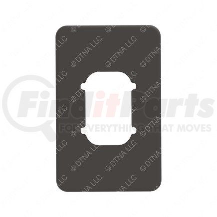 Freightliner A18-69067-000 Sleeper Side Panel Trim - Upholstery, Sidewall, Filler, Door, Vent, Gray, Reinforced Glass Fiber