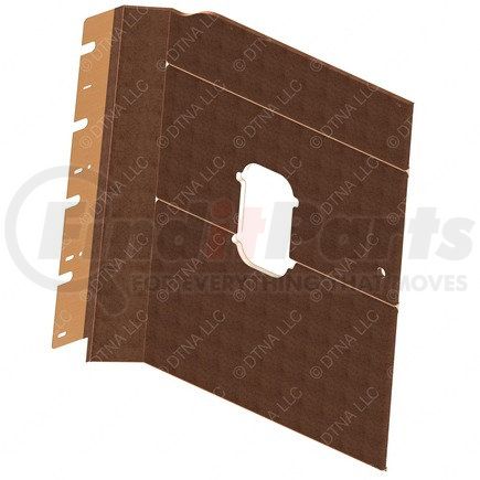 Freightliner A18-69846-002 Sleeper Side Panel Trim - Upholstery, Sidewall, Vent, Brown, Reinforced Glass Fiber, Left Hand