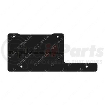 Freightliner A18-69572-001 Overhead Console - Steel, Black, 2.46 mm THK