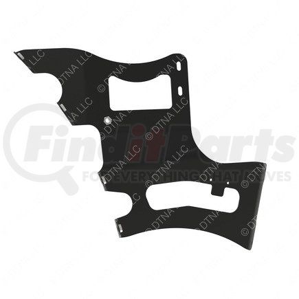 Freightliner A21-28502-001 Bumper Cover Bracket - Right Side, Steel, Black, 2.46 mm THK