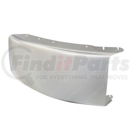 Freightliner A21-26500-029 Bumper End - Left Side, Steel, 633.52 mm x 353.52 mm, 3.42 mm THK