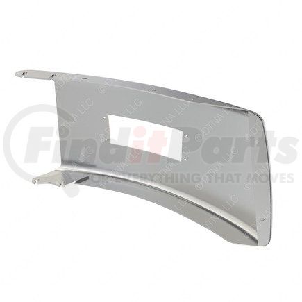 Freightliner A21-26501-013 Bumper End - Left Side, 617.59 mm x 353.52 mm, 3.42 mm THK