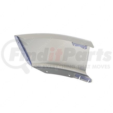 Freightliner A21-27918-004 Bumper End - Left Side, Steel, 575.41 mm x 358.69 mm, 3.41 mm THK