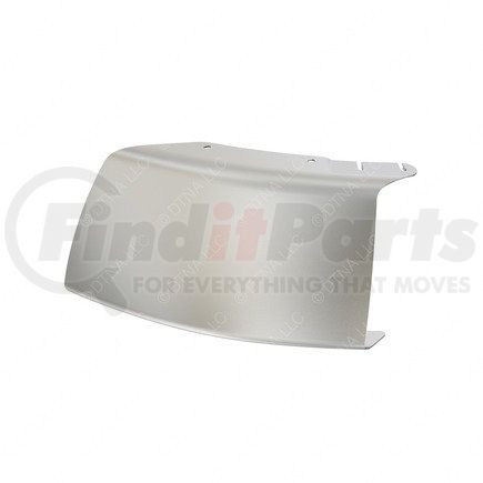 Freightliner A21-27918-006 Bumper End - Left Side, Steel, 617.59 mm x 447.11 mm, 3.41 mm THK