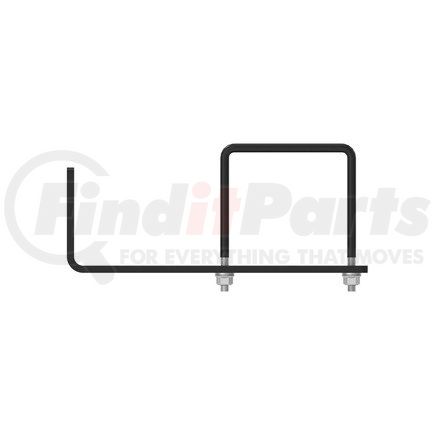 FREIGHTLINER A21-29354-000 - receptacle bracket - steel, black, 6.35 mm thk | bracket - assembly, connector, hitch
