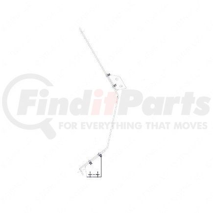 Freightliner A2235921000 Step Assembly Mounting Bracket - Aluminum, 0.19 in. THK