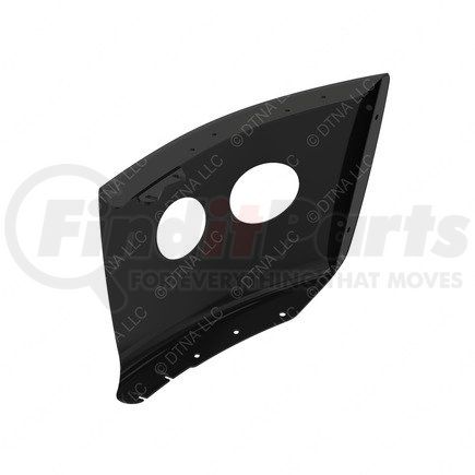 Freightliner A2128648004 Bumper End - Left Side, Steel, 575.41 mm x 358.69 mm, 3.41 mm THK