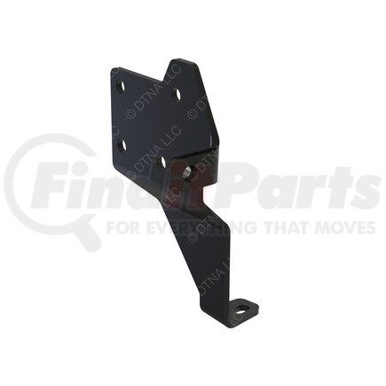 Freightliner A2128710000 Bumper Mounting Bracket - Left Side, Steel, Black, 7.95 mm THK