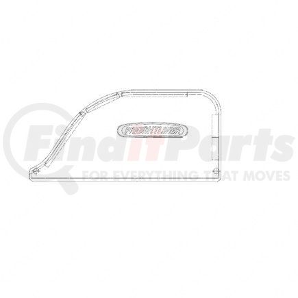 Freightliner A22-47726-001 Fender Splash Shield - Right Side