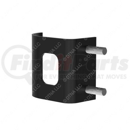 Freightliner A22-47915-000 A/C Receiver Drier Bracket - Steel, Black, 2.83 mm THK