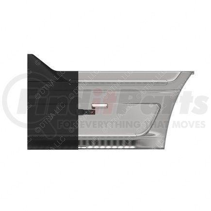 Freightliner A22-48291-012 Truck Fairing - Polyamide and PolypheNylon Ether, Silhouette Gray, 4 mm THK