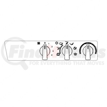 Freightliner A22-51695-000 Control - Heater and Air Conditioning