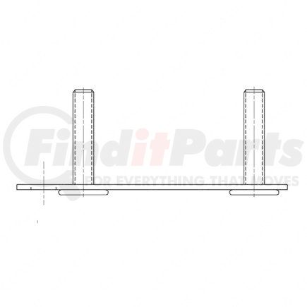 Freightliner A22-41004-004 Antenna Mounting Kit - Stainless Steel, 0.07 in. THK