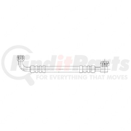 Freightliner A2253629000 A/C Hose - 90/135 deg, 80 in., Assembly, #10/12