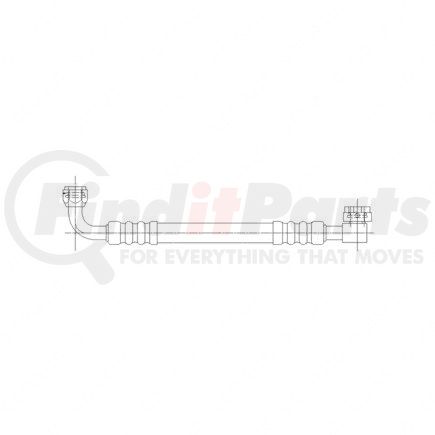 Freightliner A22-53629-003 A/C Hose - 90/270 deg, 95 in., Assembly, #10/12