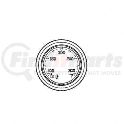 Freightliner A2254076116 Engine Oil Temperature Gauge - 41.30 mm Length