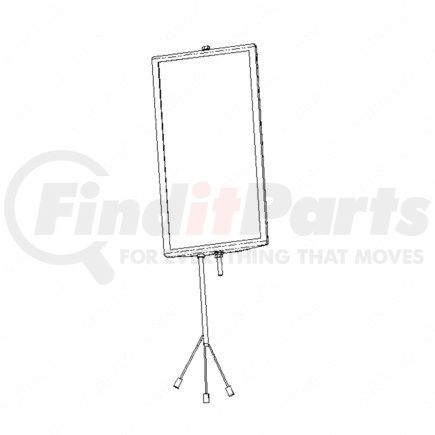 Freightliner A22-60693-000 Door Mirror - 411.23 mm x 185.4 mm