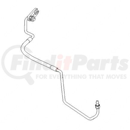 Freightliner A22-61162-000 A/C Hose - #8, 17.20 in., Assembly