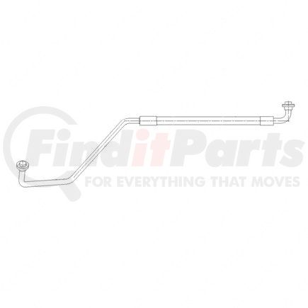 Freightliner A22-58568-003 A/C Hose - #8, 90 deg, 21.46 in.