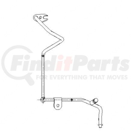 Freightliner A22-58870-005 A/C Hose - #6, 21.06 in.