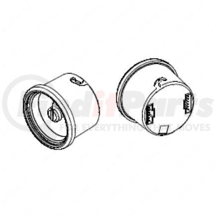 Freightliner A22-59213-021 Differential Temperature Gauge - 1.60 in. Length