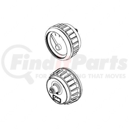 Freightliner A22-63882-000 Air Cleaner Air Restriction Indicator - 5/2-PTC in. Thread Size