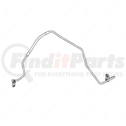 Freightliner A22-61878-002 A/C Hose - #8, 13.39 in., Compressor to Condenser