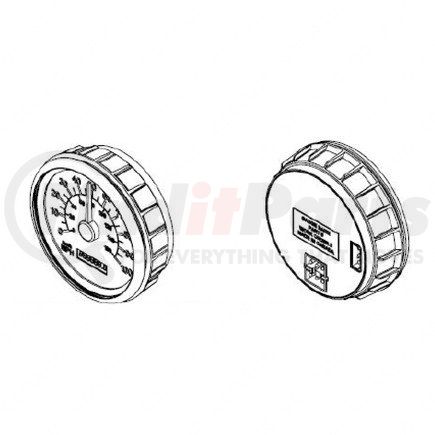 Freightliner A22-65495-000 Tachometer Gauge - -40 to 85 deg. C Operating Temp.