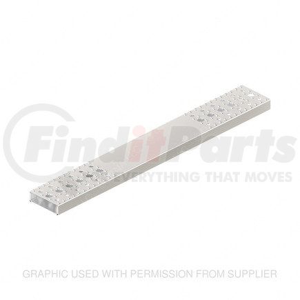 Freightliner A22-66117-106 Sleeper Cabinet Step Tread - Aluminum, 1050 mm x 142 mm, 2.03 mm THK