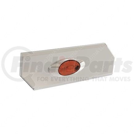 Freightliner A22-64707-002 Valance Panel - Left Side, Stainless Steel, 415.3 mm x 115 mm, 0.91 mm THK