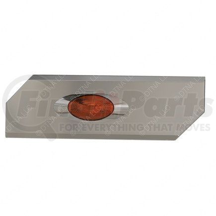 Freightliner A22-64707-003 Valance Panel - Right Side, Stainless Steel, 415.3 mm x 115 mm, 0.91 mm THK