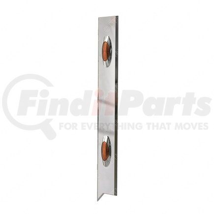 Freightliner A22-64708-002 Valance Panel - Left Side, Stainless Steel, 789.5 mm x 115 mm, 0.91 mm THK