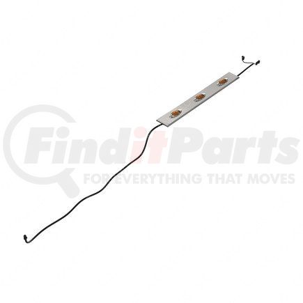 Freightliner A22-64729-002 Valance Panel - Left Side, Stainless Steel, 920 mm x 114.81 mm, 0.91 mm THK