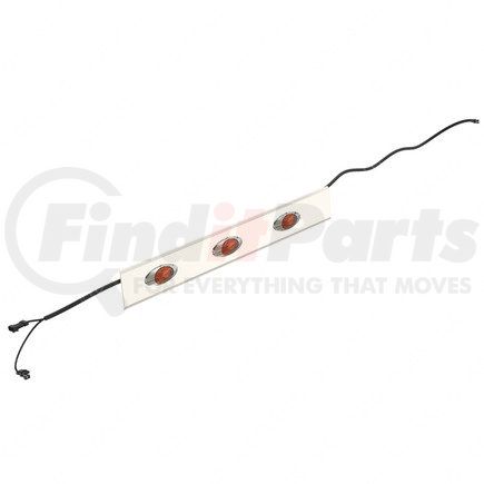 Freightliner A22-64729-014 Valance Panel - Left Side, Stainless Steel, 1000 mm x 115 mm, 0.91 mm THK