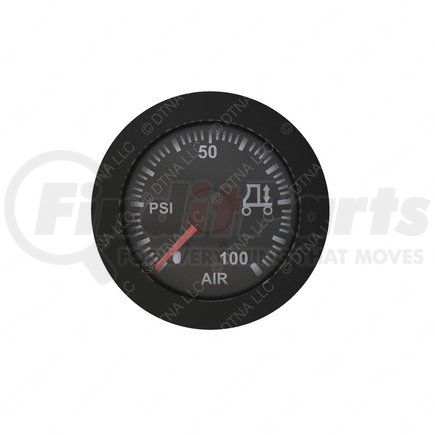 Freightliner A22-67605-100 Brake Pressure Gauge - Air, Suspension, Chrome Plated