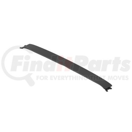 Freightliner A2268019003 Roof Mounted Spoiler Panel - Short Glass Fiber Reinforced With Polypropylene, Black