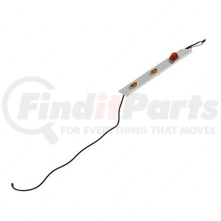 Freightliner A22-68328-003 Valance Panel - Stainless Steel, 991.55 mm x 114.91 mm, 0.91 mm THK